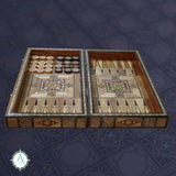 Wooden Handmade Chess and Backgammon Set