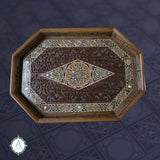 Inlaid Wooden Mosaic Tray