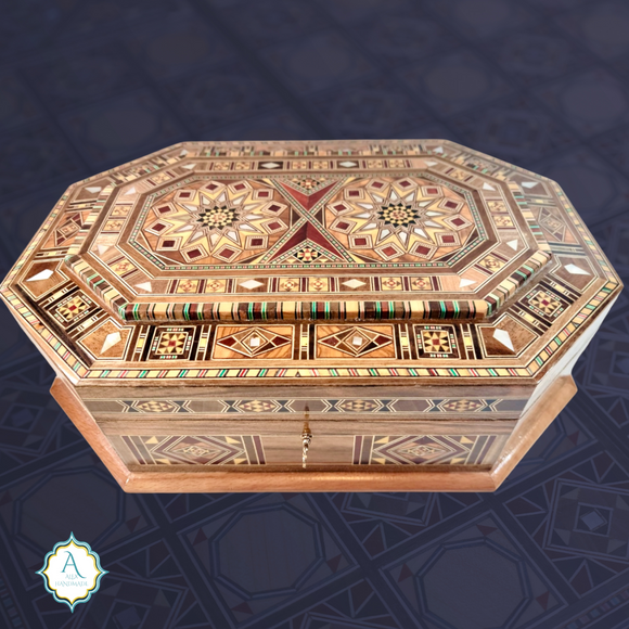 Mother of Pearl Syrian Mosaic Box