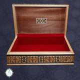 Handmade Jewelry Storage Box Inlaid with Mother of Pearl