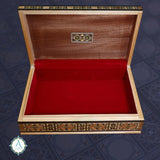 Small Wooden Accessories Box Inlaid with Pearls