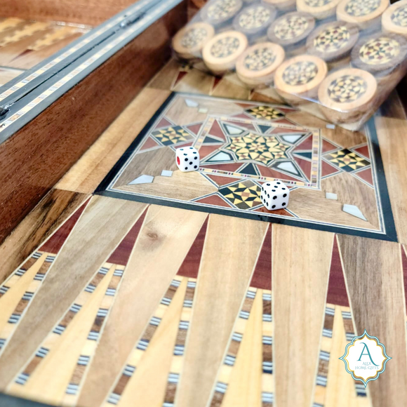 HQ Chess Board and Backgammon Game