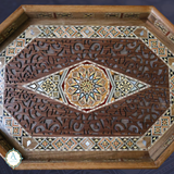 Inlaid Wooden Mosaic Tray